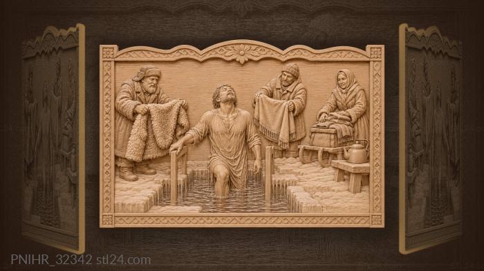 Bather completes his charm against sneezing 3d STL model