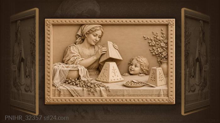 Woman unveils lettered pasha for child 3d STL model