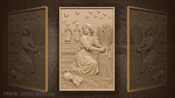Last sheaf maiden harvest blessing 3d STL model