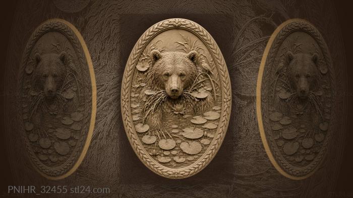 Lily pads riding on his shoulders 3d STL model