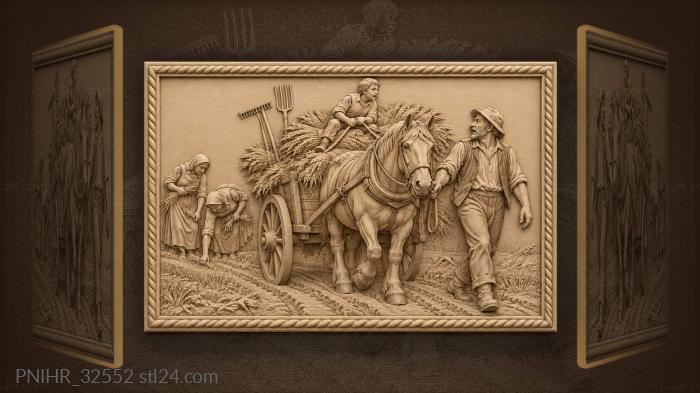 Carter shouting at lad atop load 3d STL model