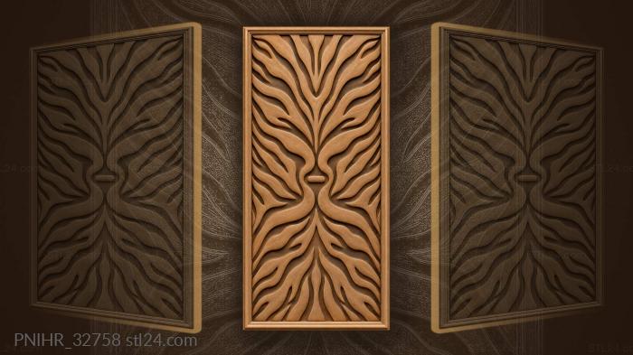 Tiger stripes woven band ornament 3d STL model