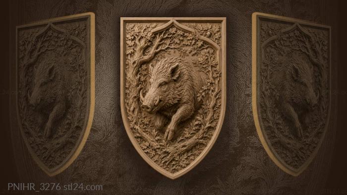Charge through a stand of trees 3d STL model