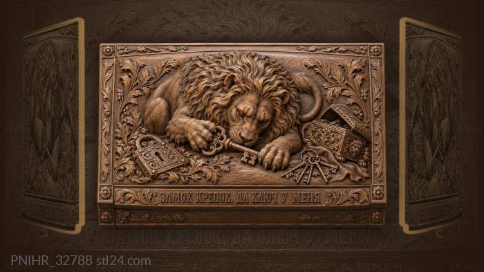 The lock is strong the key mine 3d STL model