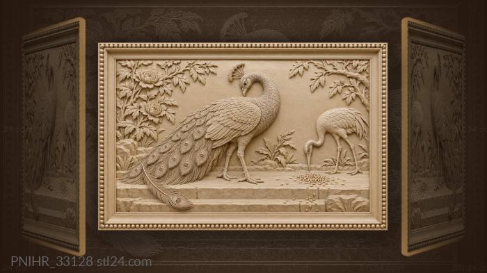 Drifting feather leaves the peacock behind 3d STL model