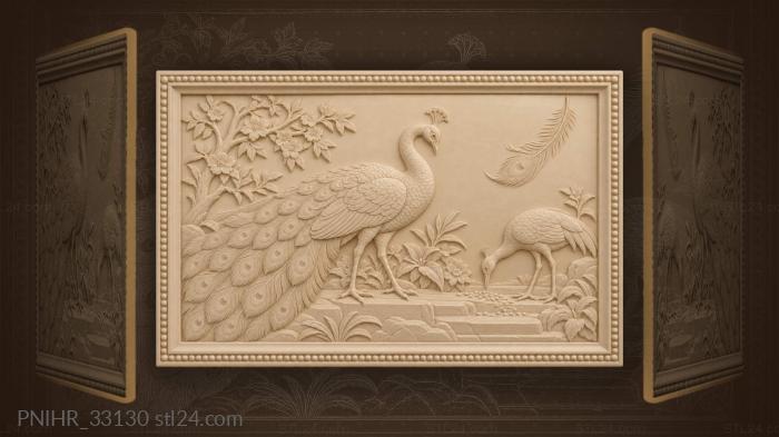 Proud peacock sheds more than plumage 3d STL model