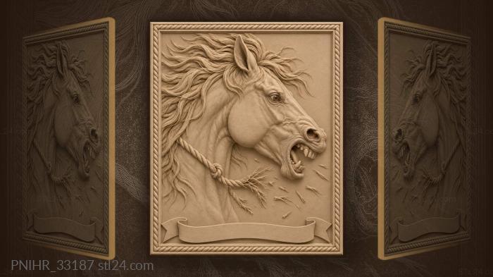 Tethered stallion breaks loose for good 3d STL model