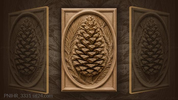 Majestic pinecone reaching for sky 3d STL model