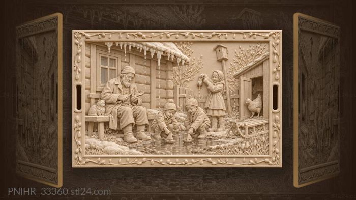 Epiphany thaw drives winter frost away 3d STL model