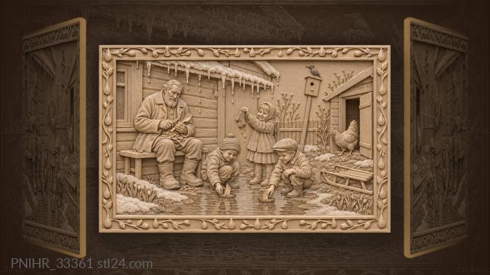 Spring meets retreating epiphany winter 3d STL model