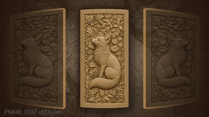 Sitting in thick leaves and berries 3d STL model