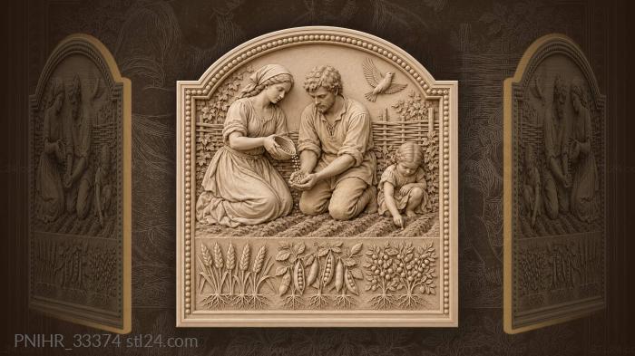 Wife entrusts the first seeds 3d STL model