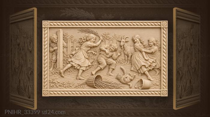 Wild hunt across the forest 3d STL model
