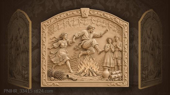 Fiery dance and youthful courage 3d STL model