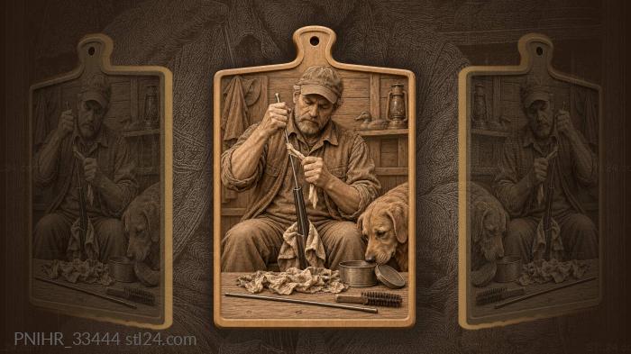 Gun cleaning with loyal companion 3d STL model