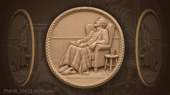 Poet tests a new verse aloud 3d STL model