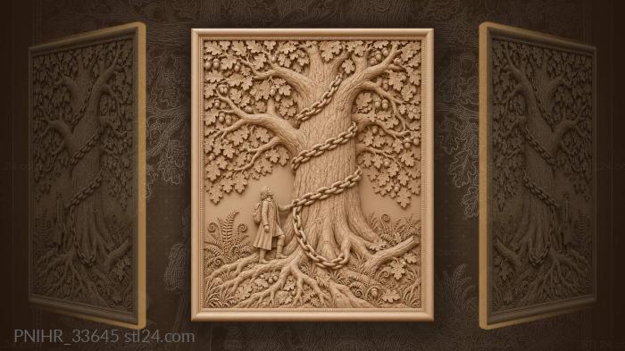 Ancient tree and wandering soul 3d STL model