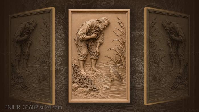 Cap off before a talking fish 3d STL model