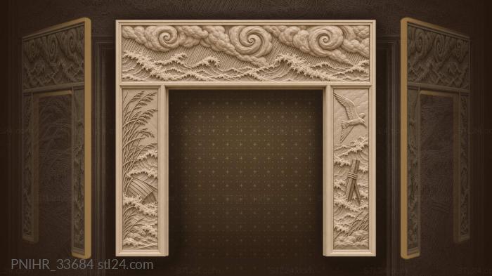 Tempest sea window frame detail 3d STL model