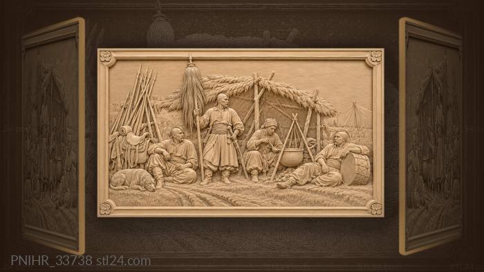 From kettle cossacks ladle out supper 3d STL model