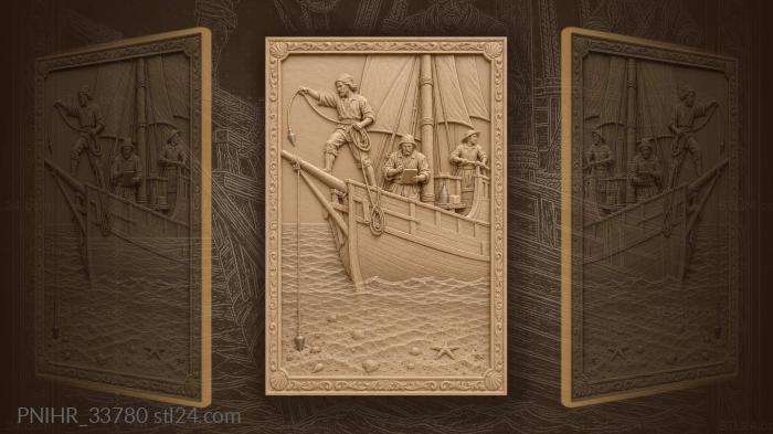 Measuring depth near sandy shore 3d STL model