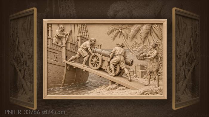 Tropical loading of a merchant ship 3d STL model
