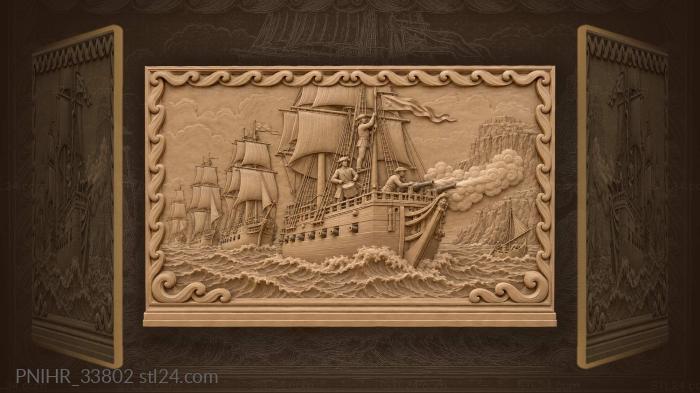 Drummer beats cadence on flagship 3d STL model