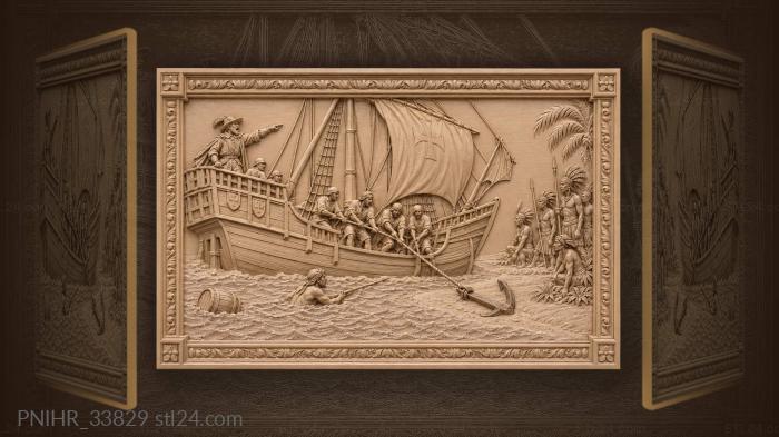 Barrel drifting behind the stranded ship 3d STL model