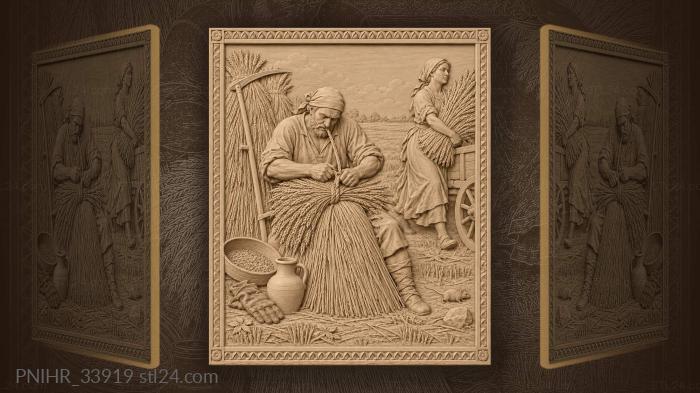 Harvest time reaper and maiden 3d STL model
