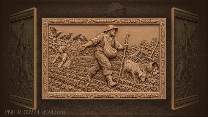 Spring sowing at first light 3d STL model