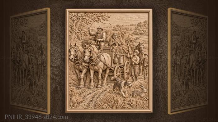 Bringing home the harvest 3d STL model