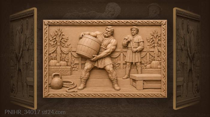 Autumn fair strongman challenge 3d STL model
