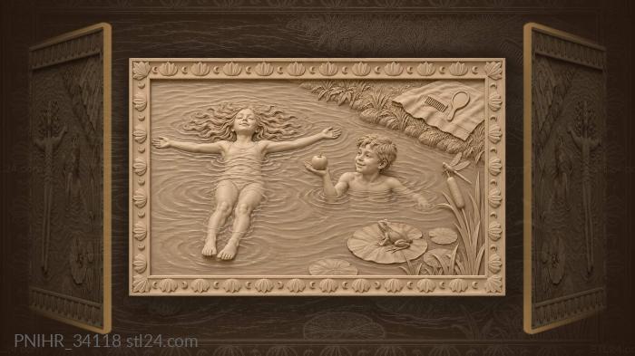 Apple bearer offers fruit afloat 3d STL model