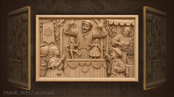 Puppeteer puts on show for children 3d STL model