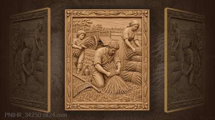 Binding sheaves after the harvest 3d STL model