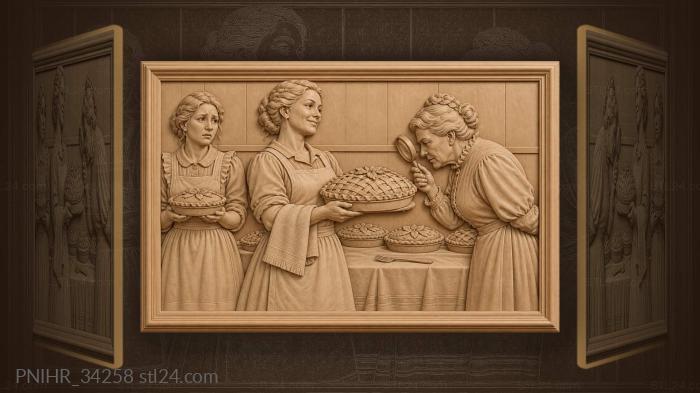 Autumn fair pie baking contest 3d STL model