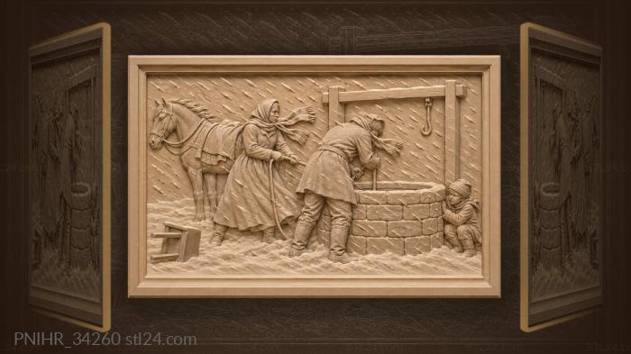 Drawing water during a snowstorm 3d STL model