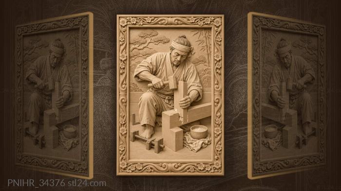 Joiner’s skill dovetail joint creation 3d STL model