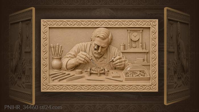 Watchmaker’s precision delicate mechanism time 3d STL model