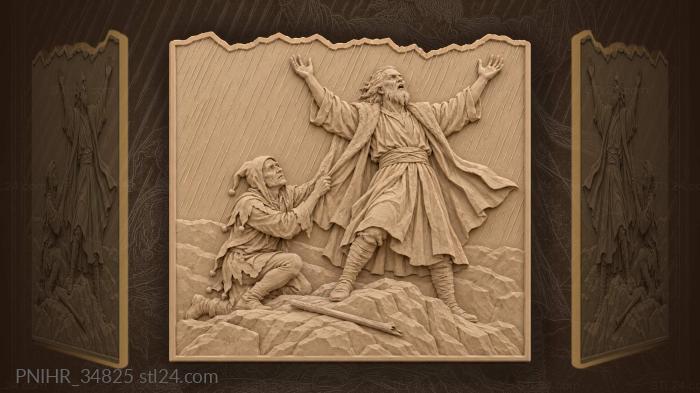 Storm strips king lear on the ridge 3d STL model