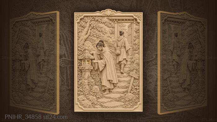Lantern light traveler’s rest path 3d STL model