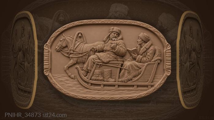 Driver answers beside an open book 3d STL model