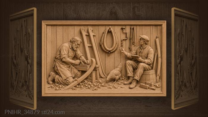 Ready the runner and the word 3d STL model