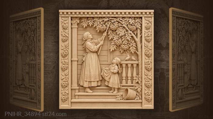 Rowan harvest by the porch 3d STL model