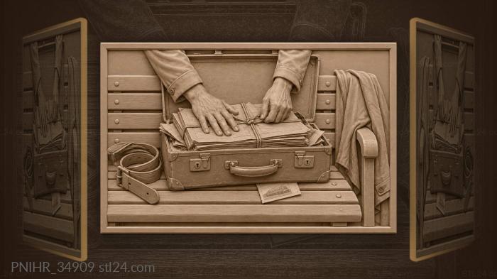 Lost letters last journey waiting 3d STL model