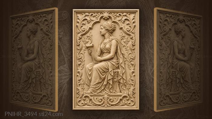 Scroll among matching flower sprays 3d STL model