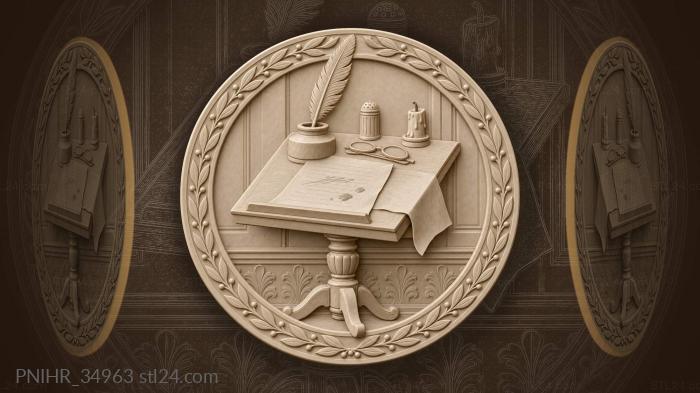 Writer’s tools lost in thought 3d STL model