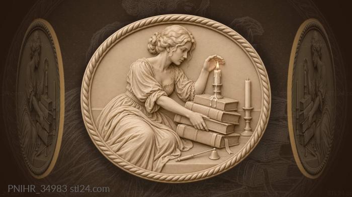 Candlelight books and gentle reach 3d STL model