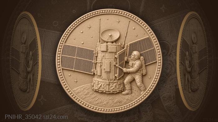 Astronaut shoulders stubborn solar wing open 3d STL model