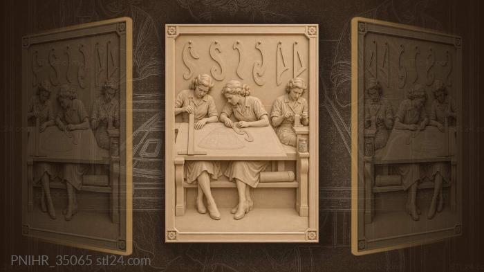Blueprint workshop quiet concentration detail 3d STL model